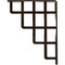 Ekena Millwork Diane Wrought Iron Bracket, (Single center brace), Antiqued Brass 1 1/2"W x 7 1/2"D x 10"H BKTM01X07X10SDIABS - alternate 5